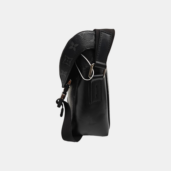 VOYAGER PM Monogram Coated Canvas Black
