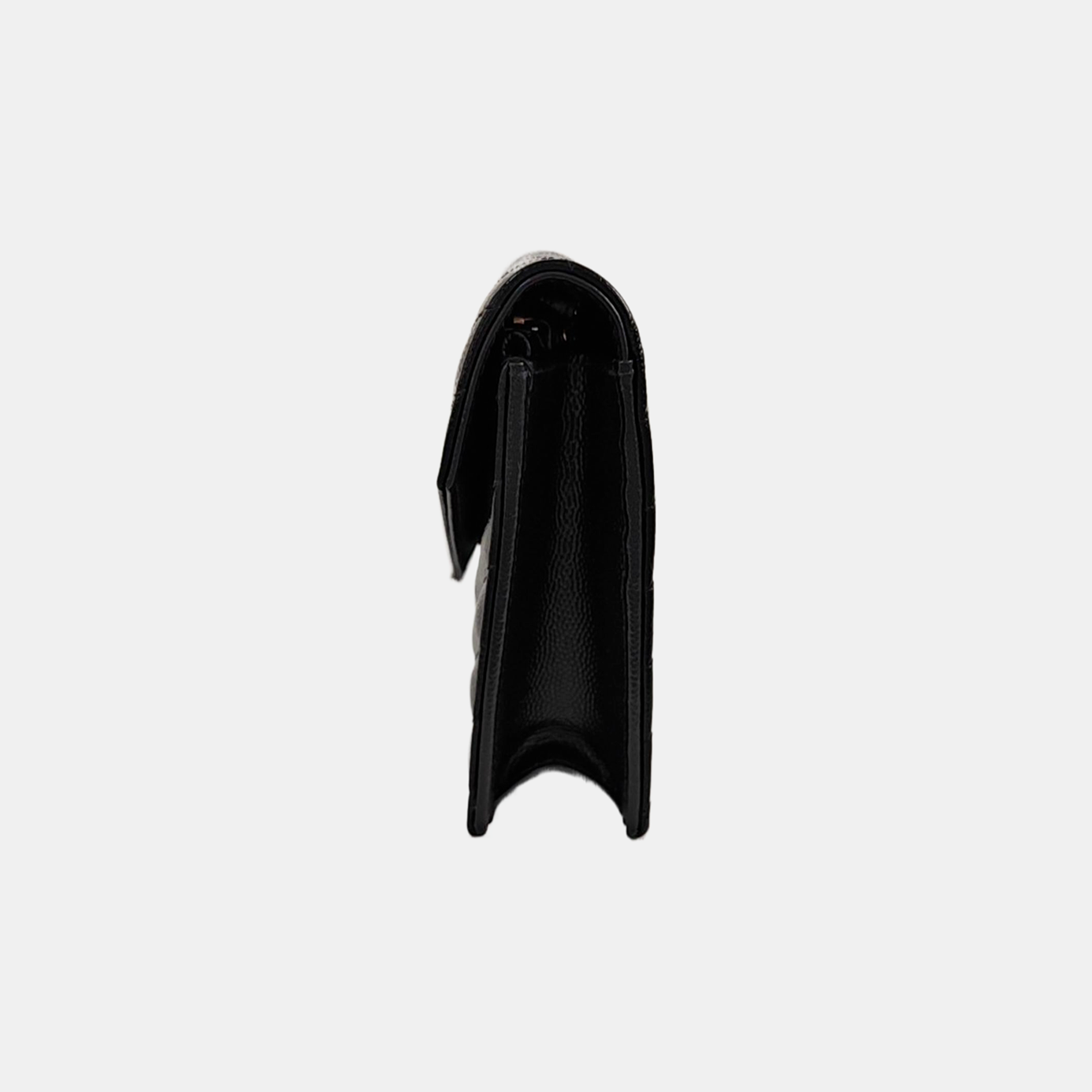 MONOGRAM Chevron Calfskin Black