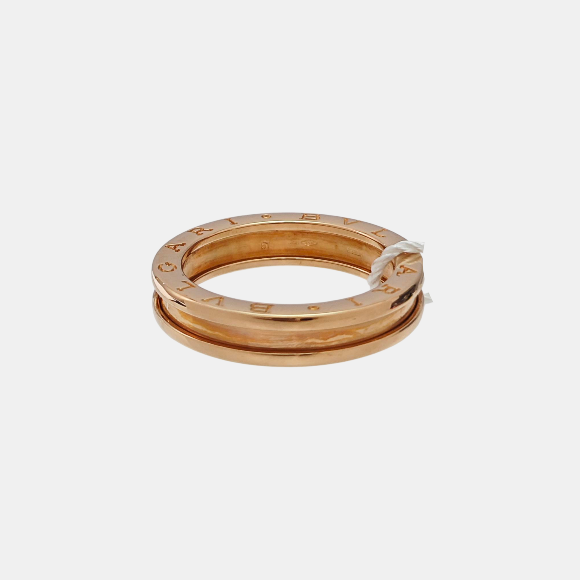 B.ZERO1 18k Rose Gold Ring EU 61