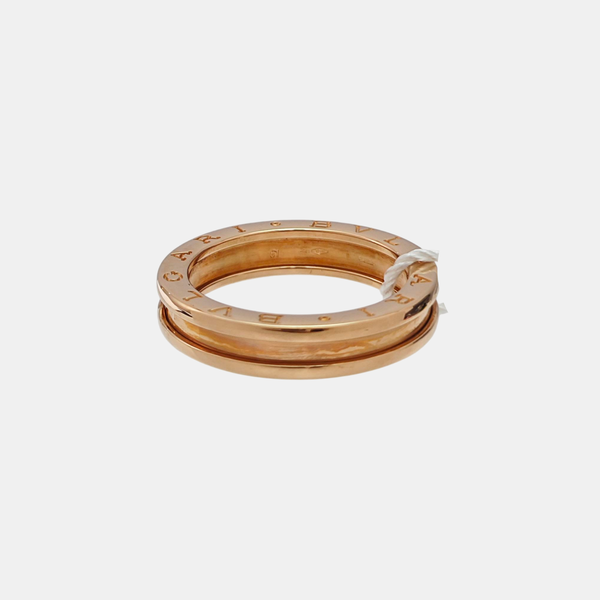 B.ZERO1 18k Rose Gold Ring EU 61