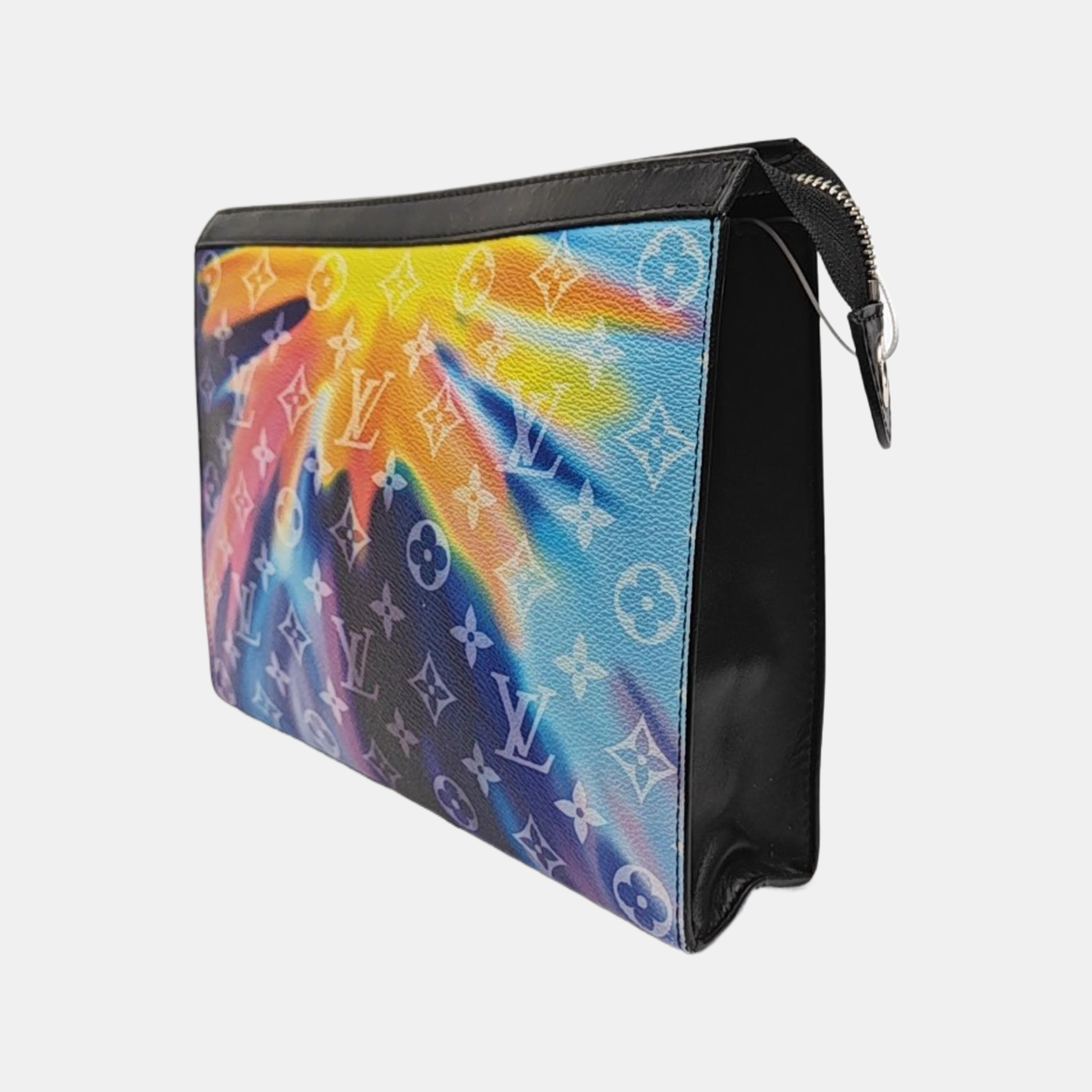 Pochette Voyag MM Monogram Coated Canvas Multicolor