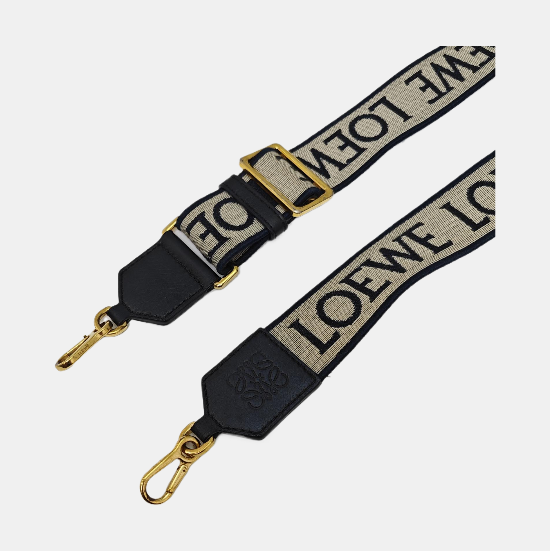 Fabric Bag Strap Beige