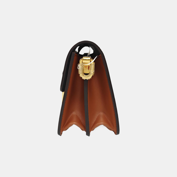 DAUPHINE Mini Monogram Coated Canvas Brown