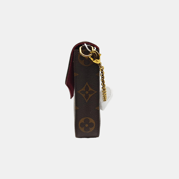 FÉLICIE Monogram Coated Canvas Brown