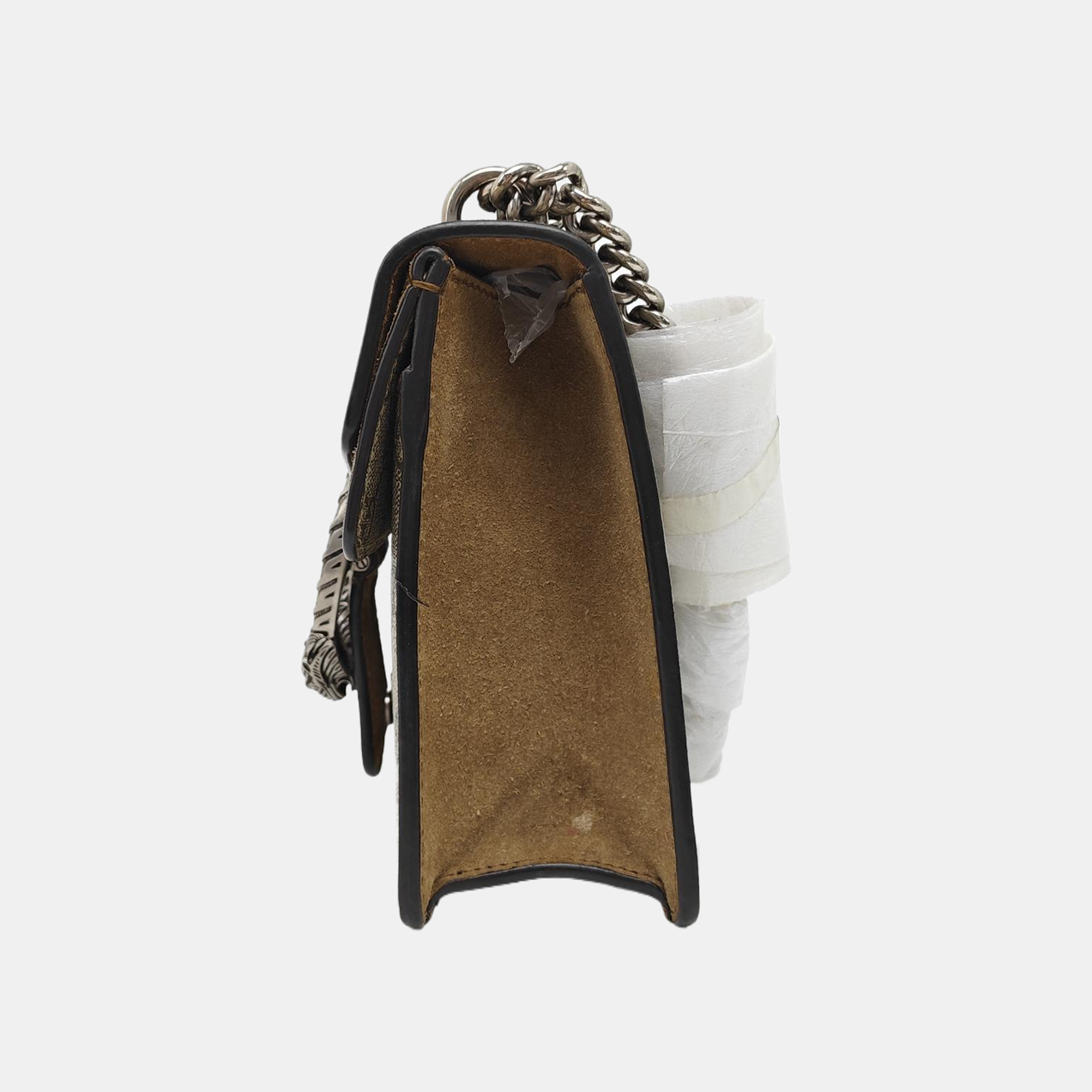 Dionysus Mini Monogram Coated Canvas Beige
