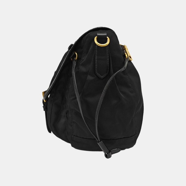 Vela Messenger Bag Nylon Black