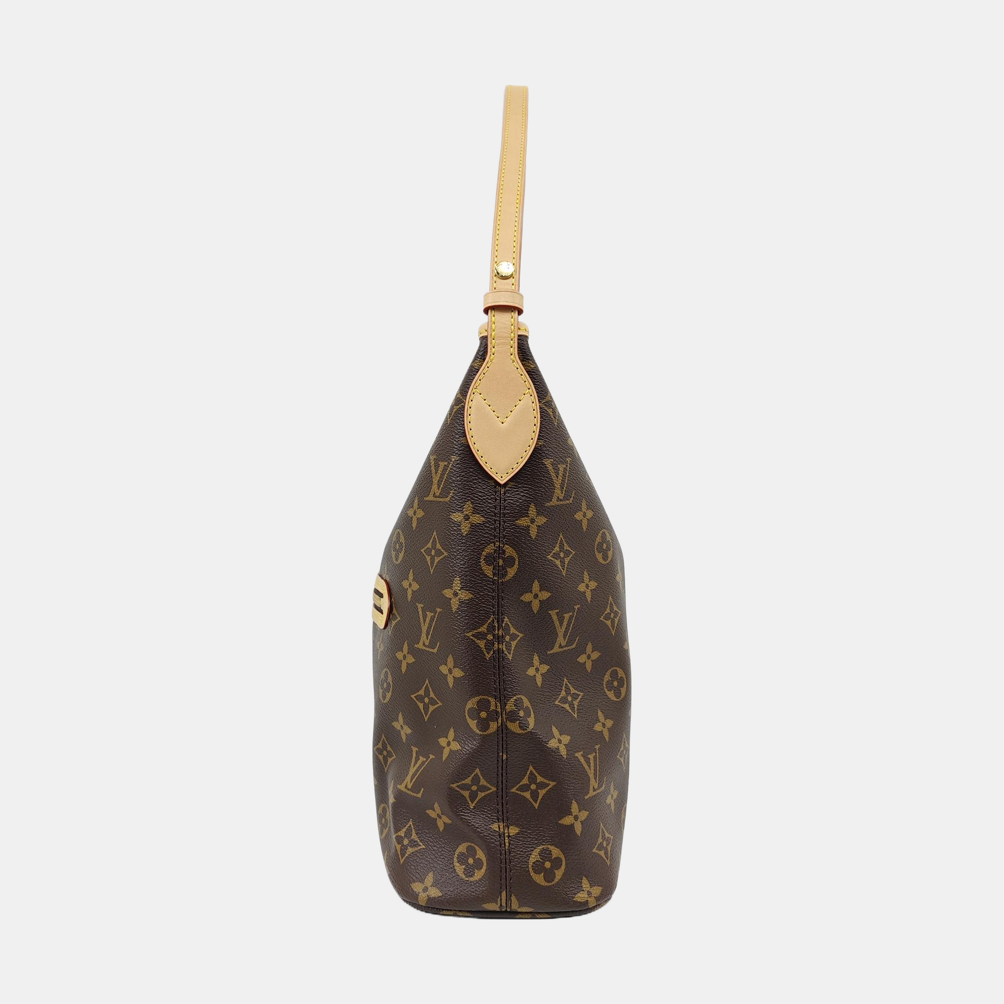Line Up Monogram Coated Canvas Brown