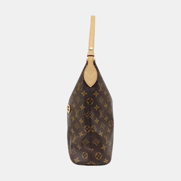 Line Up Monogram Coated Canvas Brown