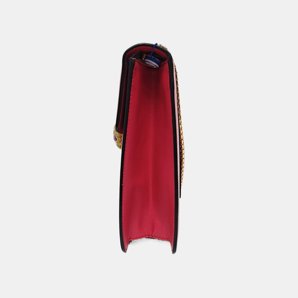 SERPENTI FOREVER Medium Quilted Calfskin Red