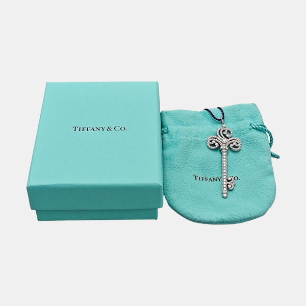 Tiffany Keys Platinum 950 Silver Pendant