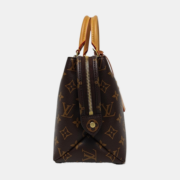 PALAIS PM Monogram Coated Canvas Brown