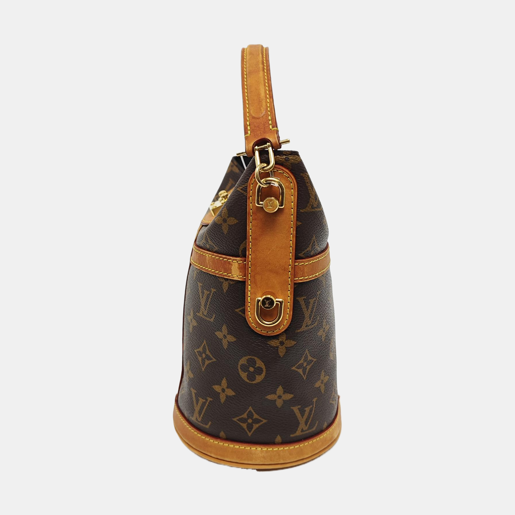 DUFFLE Monogram Coated Canvas Brown