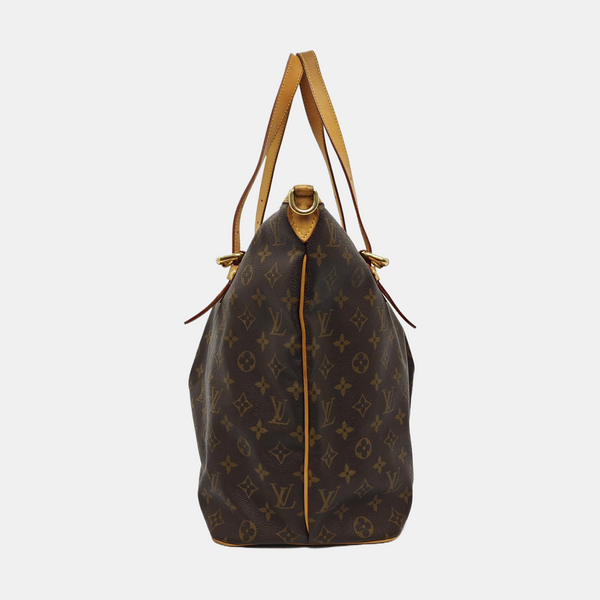 PALERMO GM Monogram Coated Canvas Brown