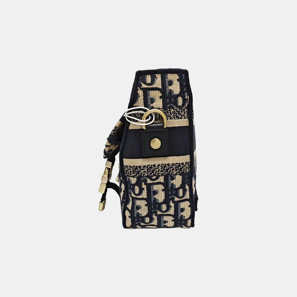 Diorcamp Small Oblique Canvas Blue