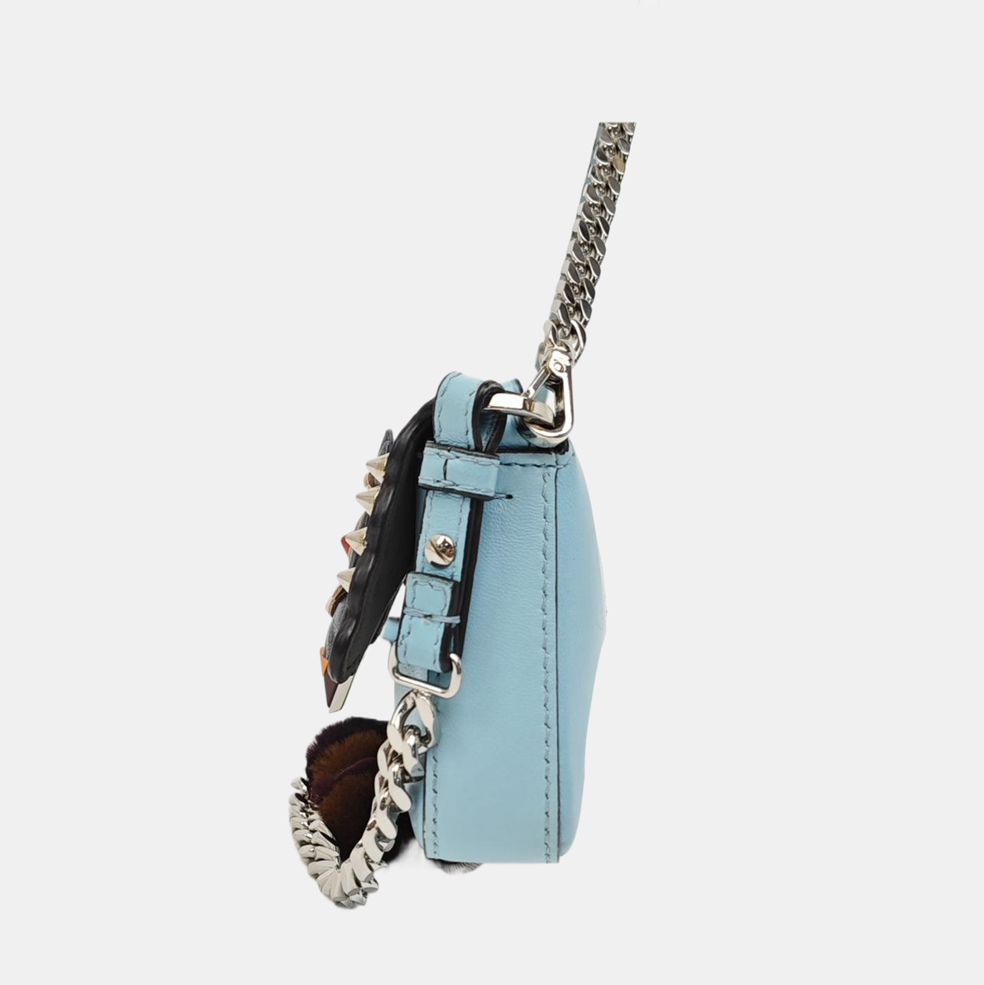Baguette Micro Calfskin Blue