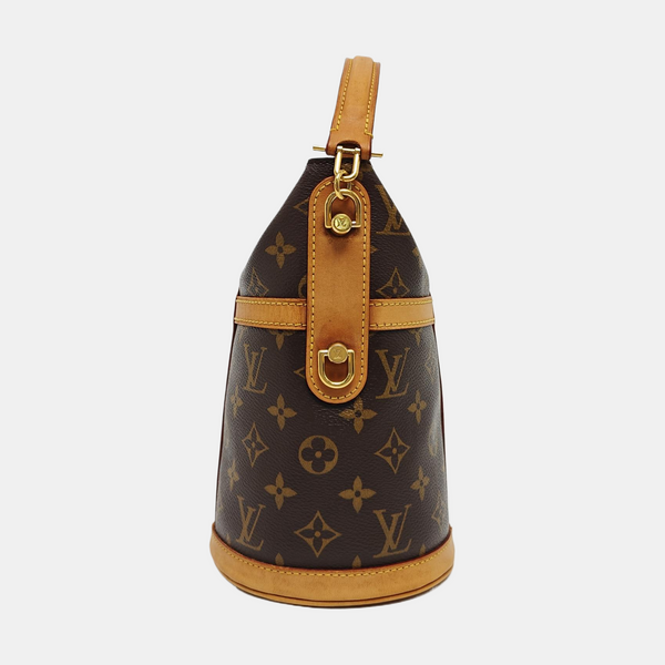 DUFFLE Monogram Coated Canvas Brown
