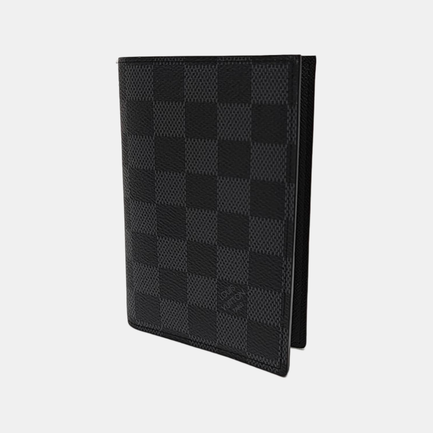 SMART Damier Graphite Coated Canvas Gray Card Holder