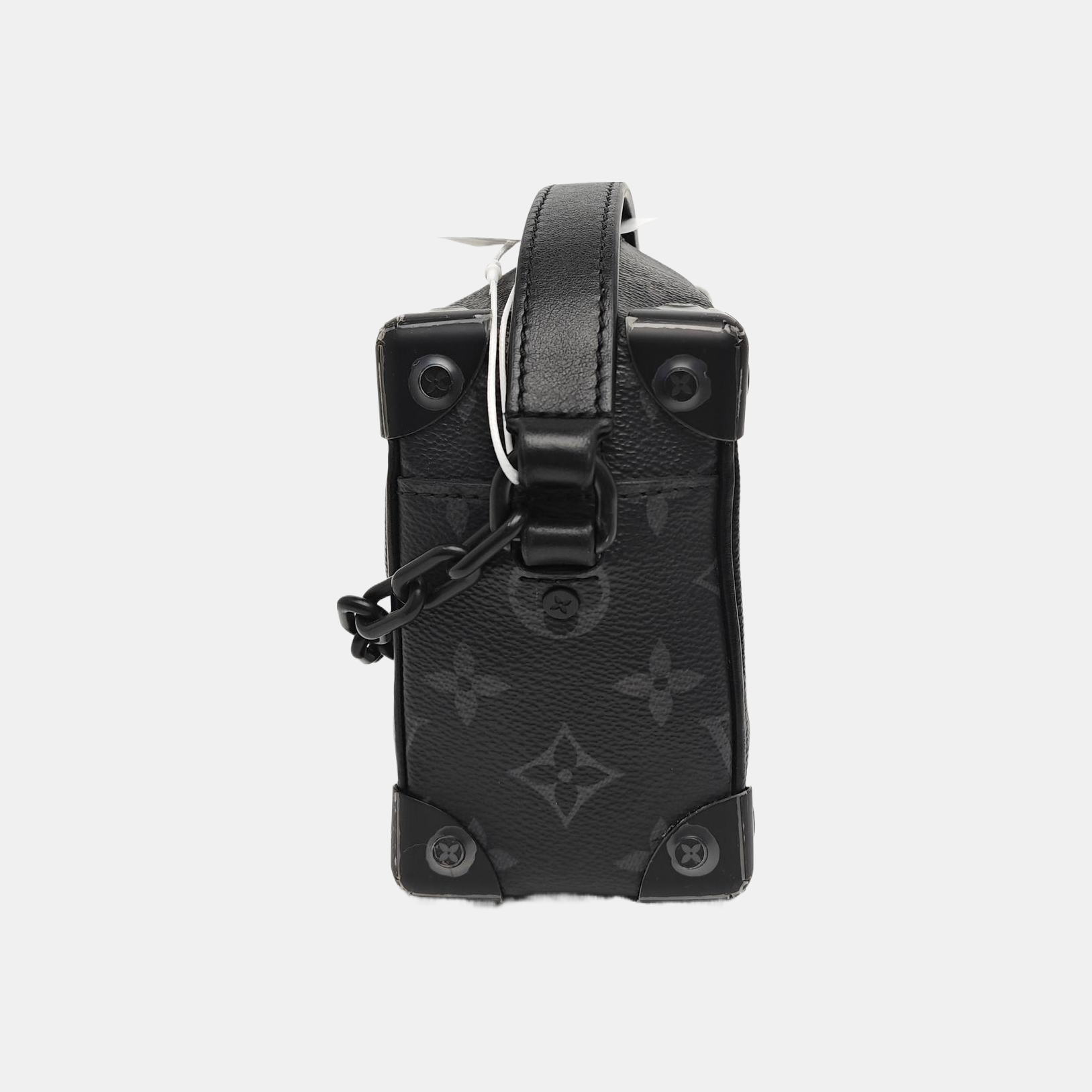 SOFT TRUNK Mini Monogram Coated Canvas Black