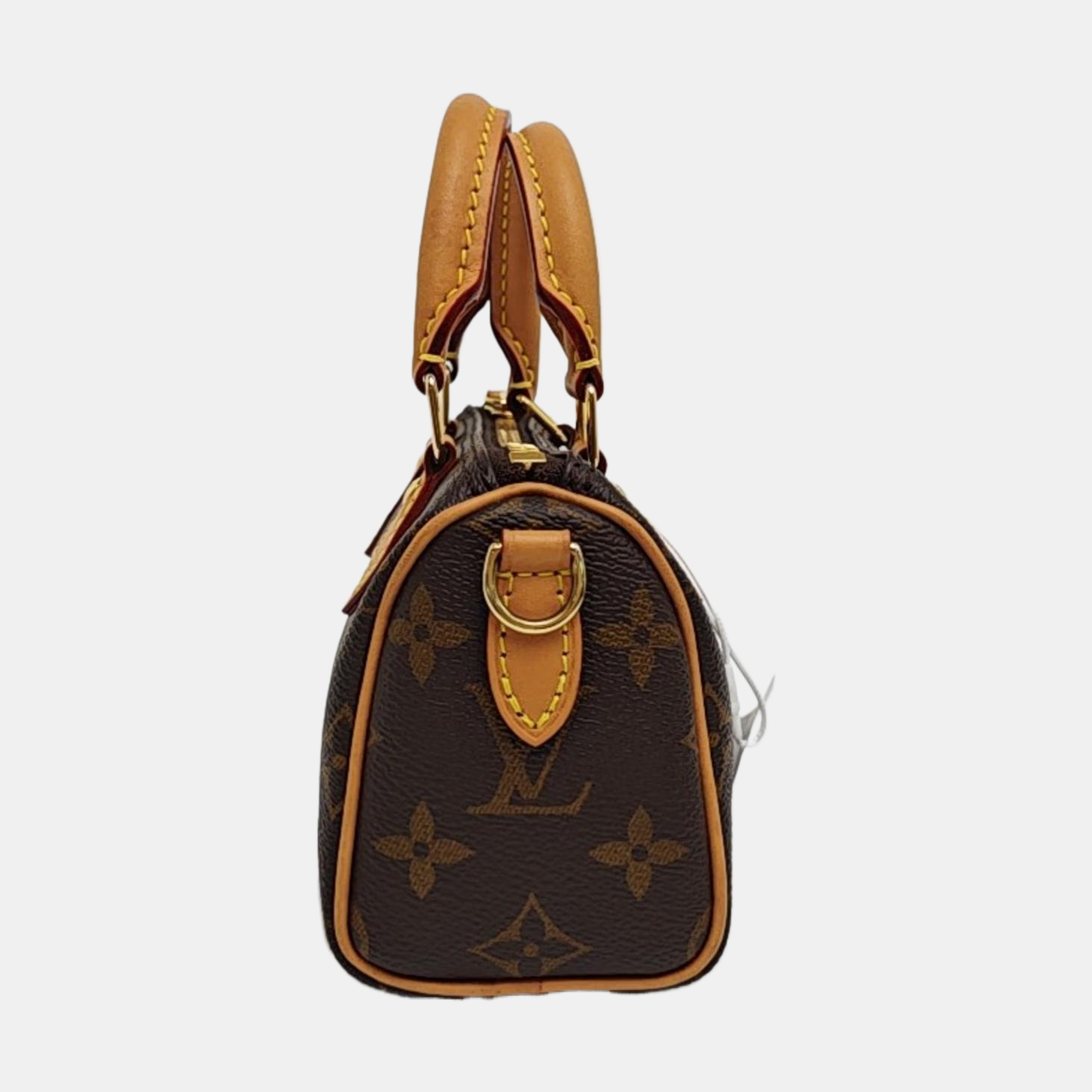 SPEEDY Nano Monogram Coated Canvas Brown
