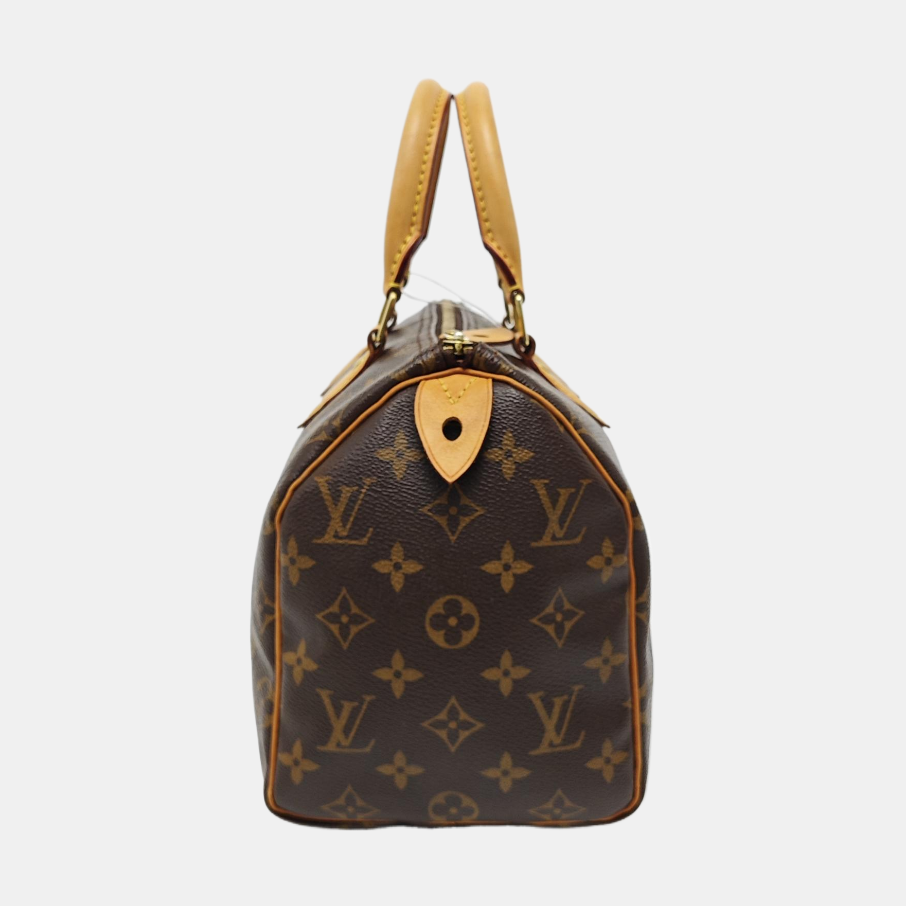SPEEDY 25 Monogram Coated Canvas Brown