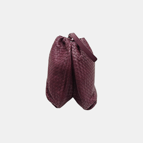 Calfskin Shoulder Bag Purple