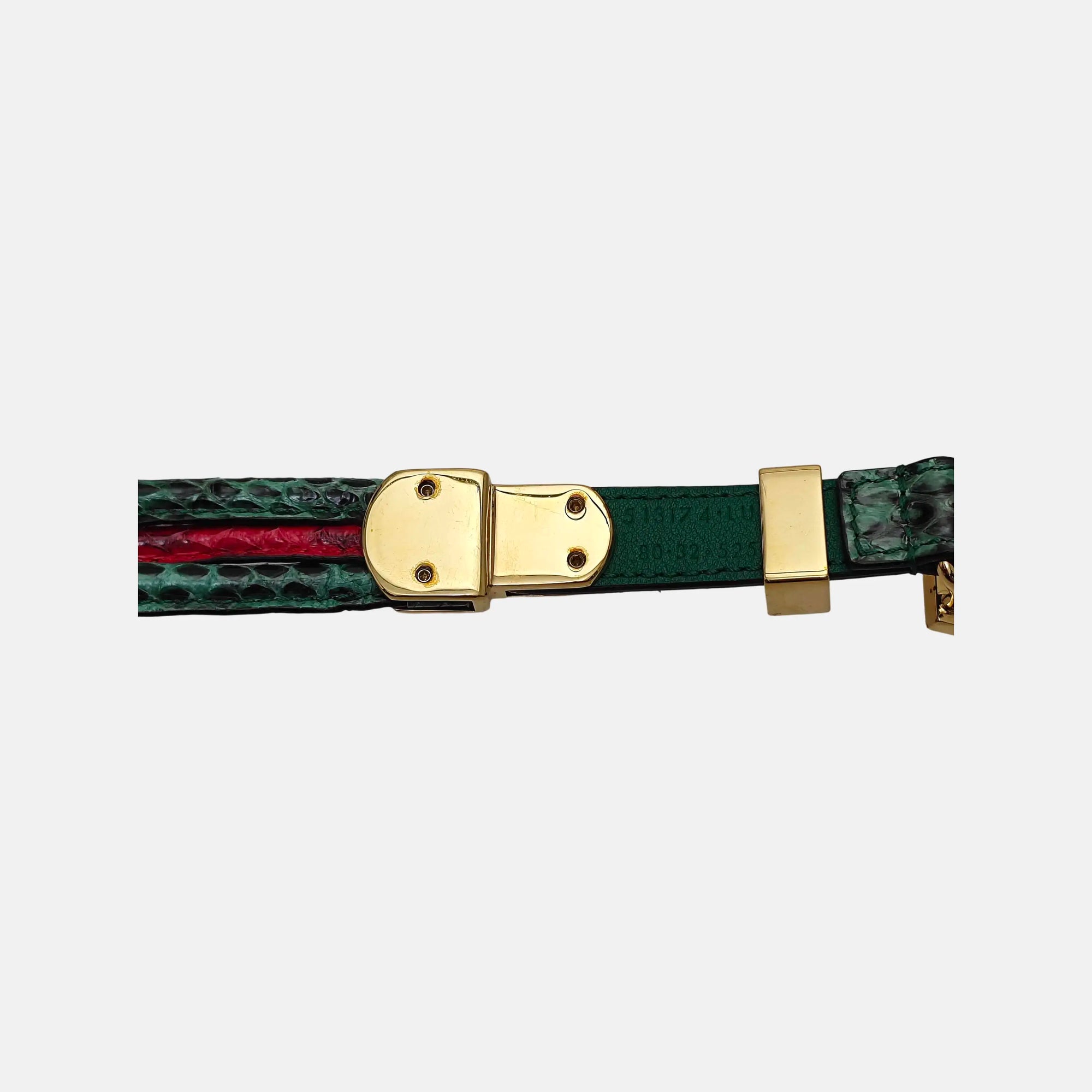 Leather Belt Green
