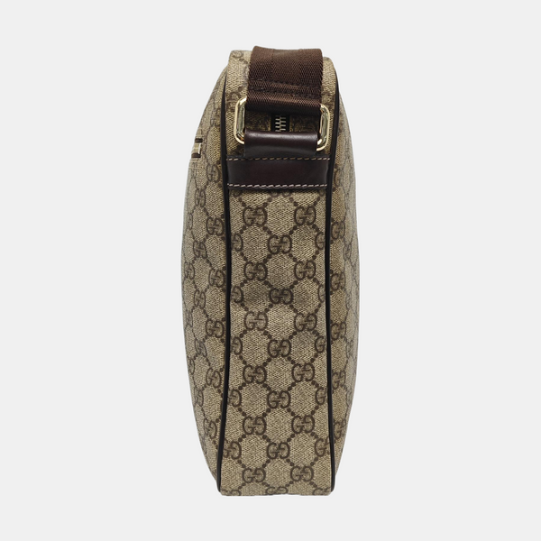 GG Supreme Monogram Coated Canvas Black