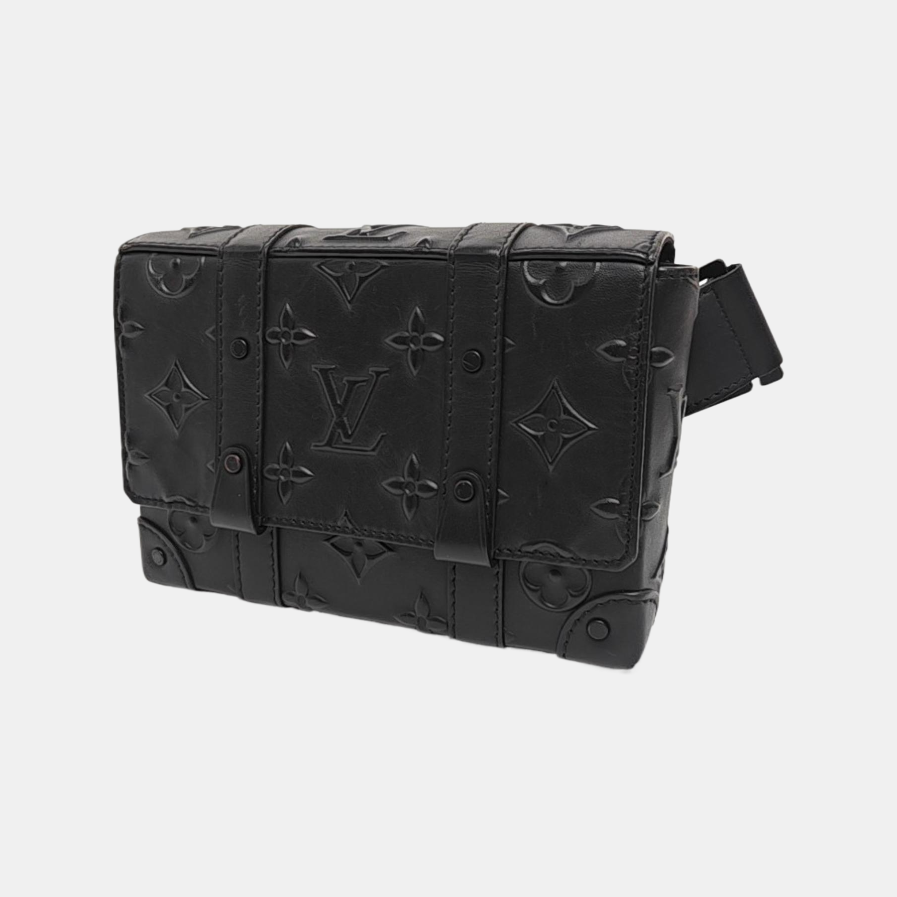 TRUNK Calfskin Black