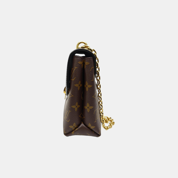 SAINT PLACIDE Monogram Coated Canvas Black