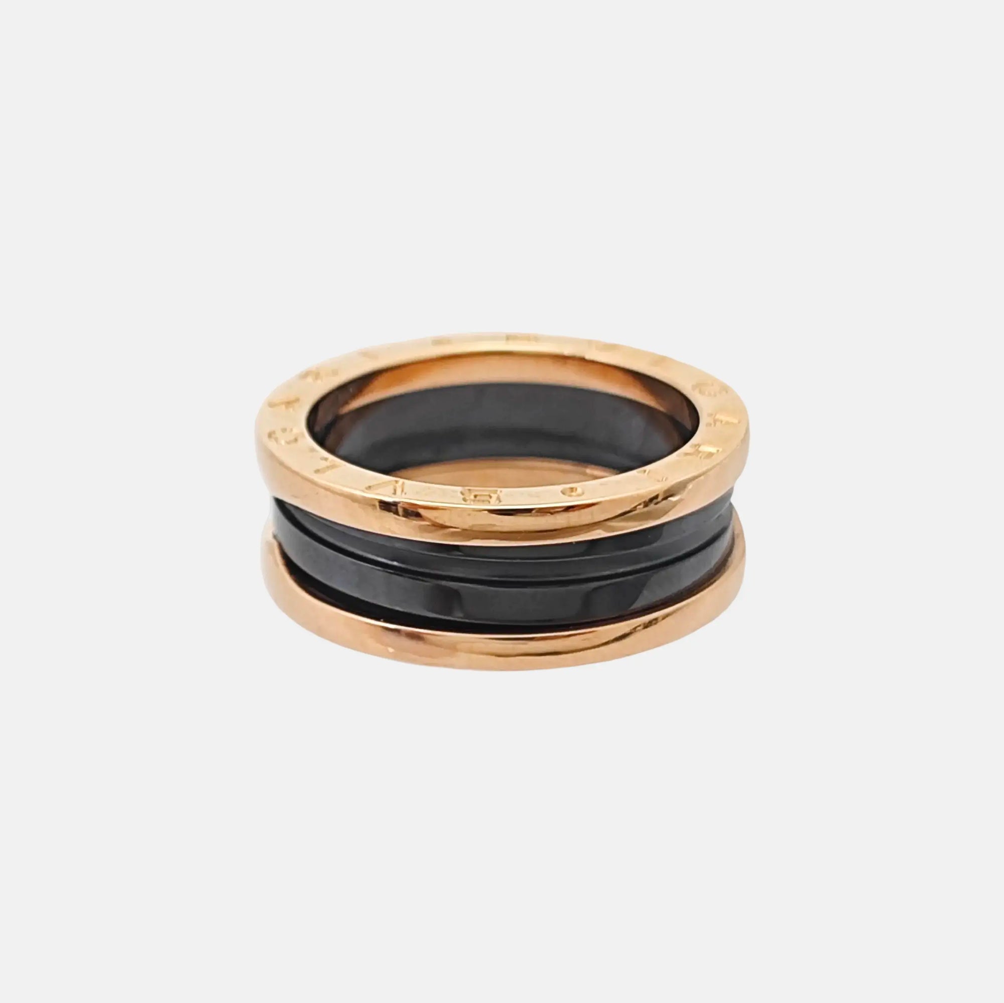 B.ZERO1 18k Rose Gold Ring EU 58