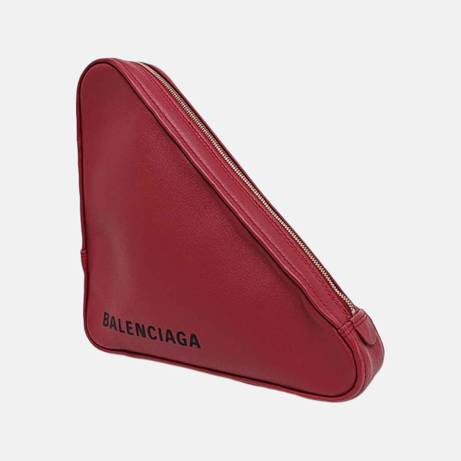 Triangle Calfskin Red