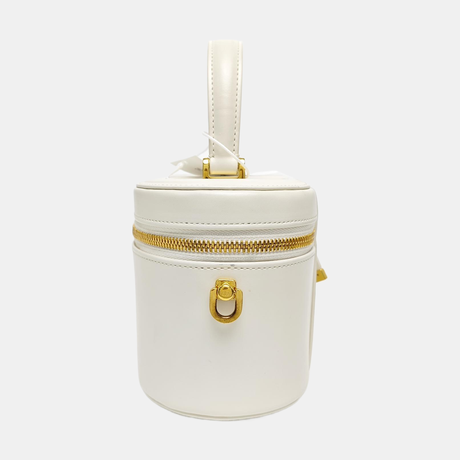 Calfskin Shoulder Bag Small White