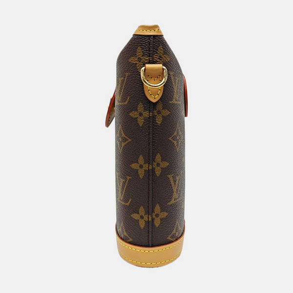 FOLD ME Monogram Coated Canvas Brown