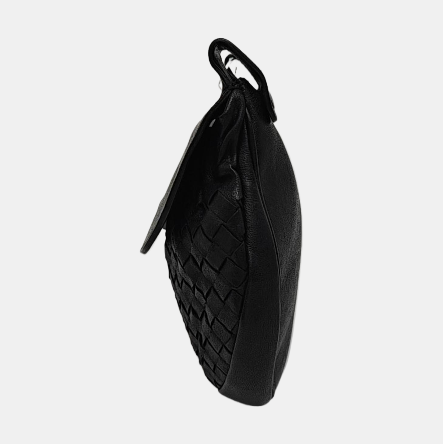 Calfskin Shoulder Bag Black