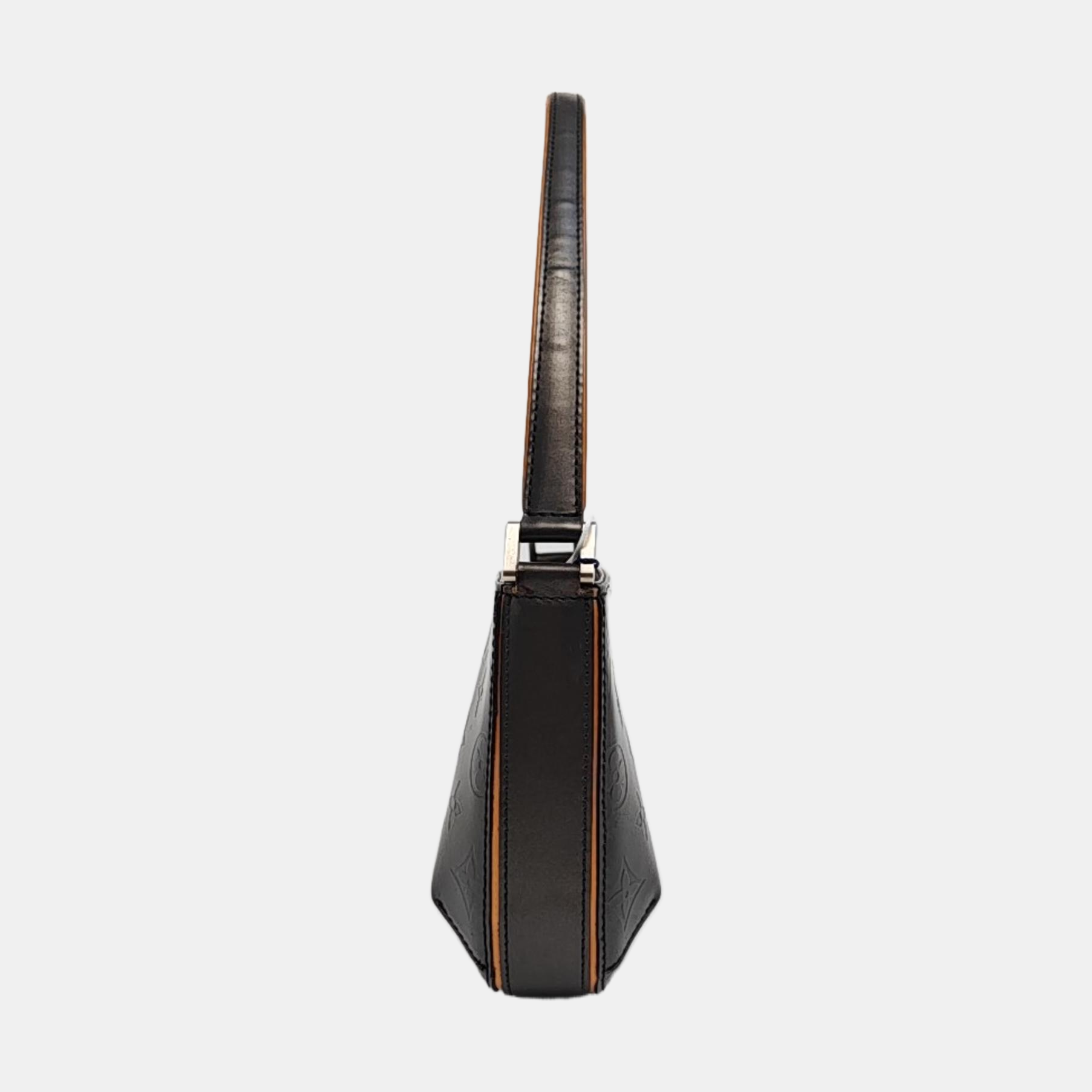 FOWLER Monogram Calfskin Gray