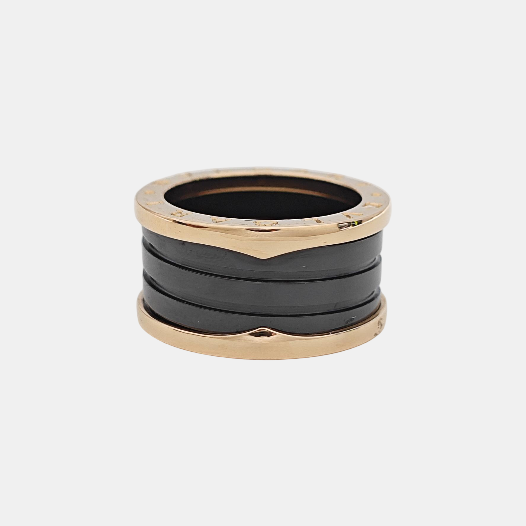 B.ZERO1 18k Rose Gold Ring EU 57