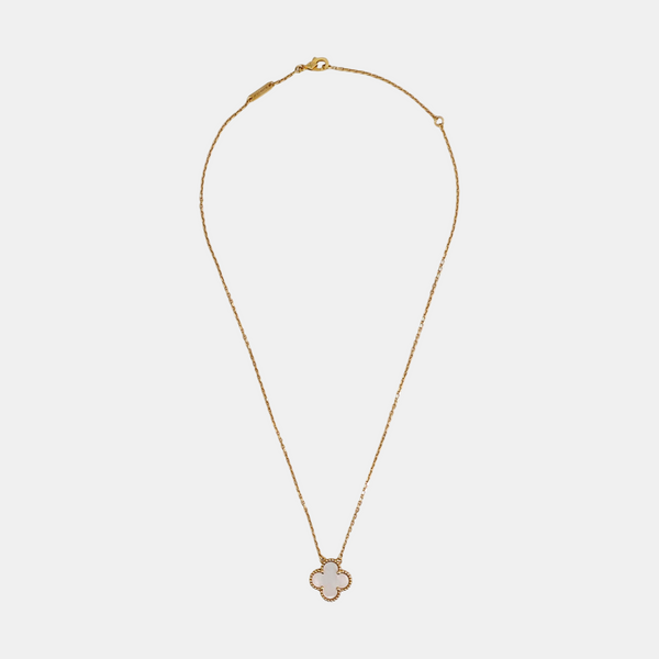 Vintage Alhambra 18k Gold Necklace