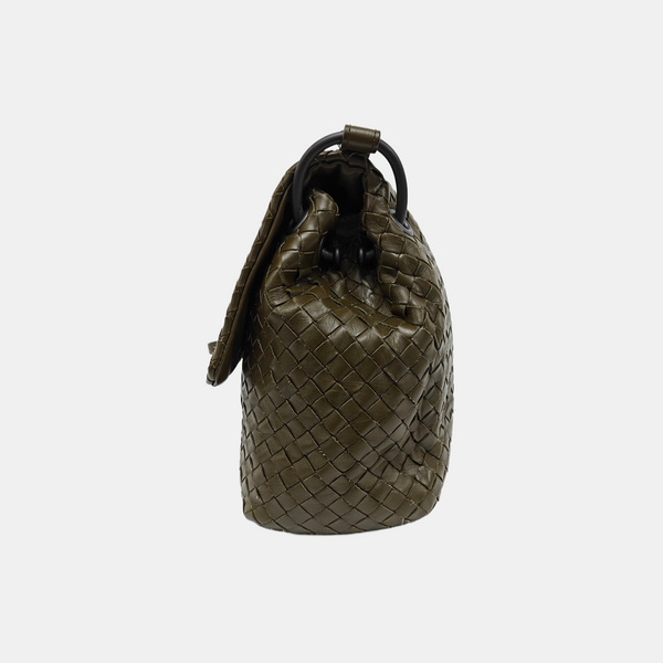Calfskin Shoulder Bag Green