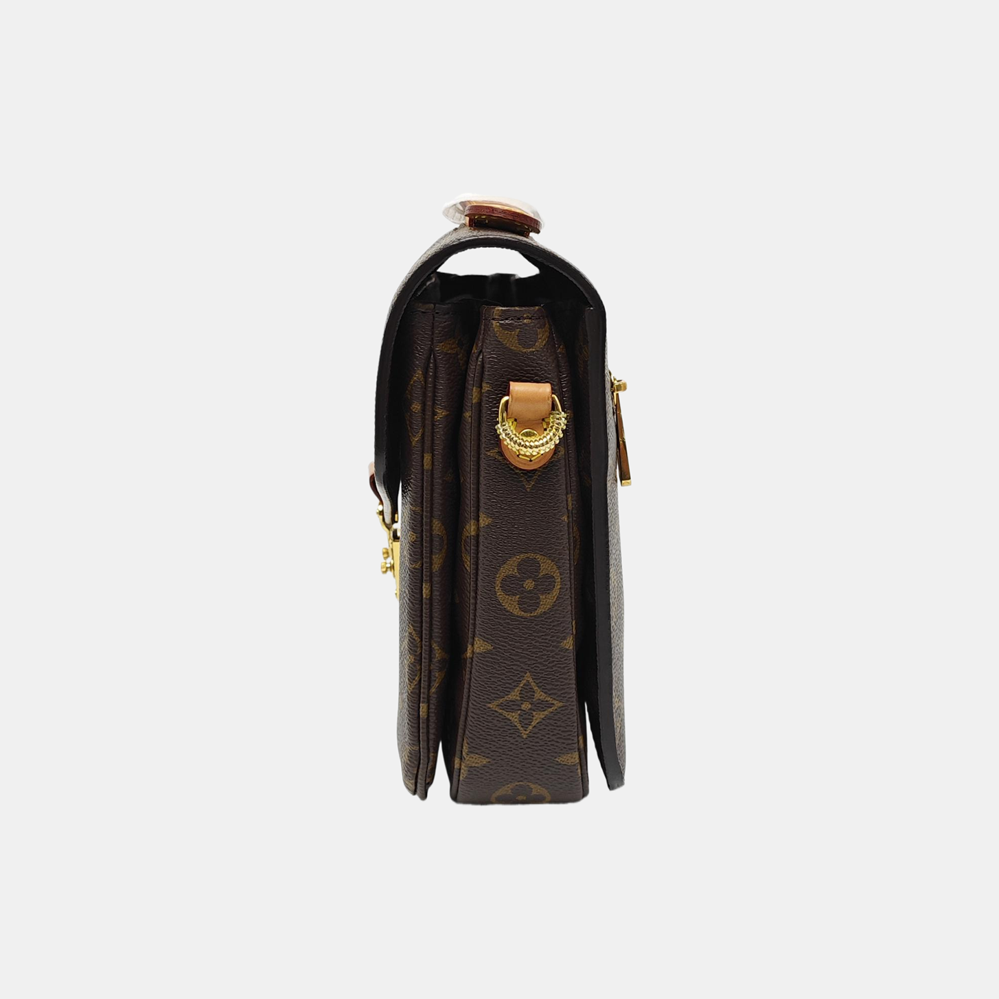 MÉTIS MM Monogram Coated Canvas Brown