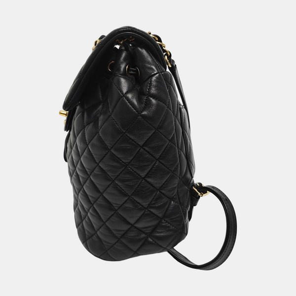 URBAN SPIRIT Small Quilted Lambskin Black