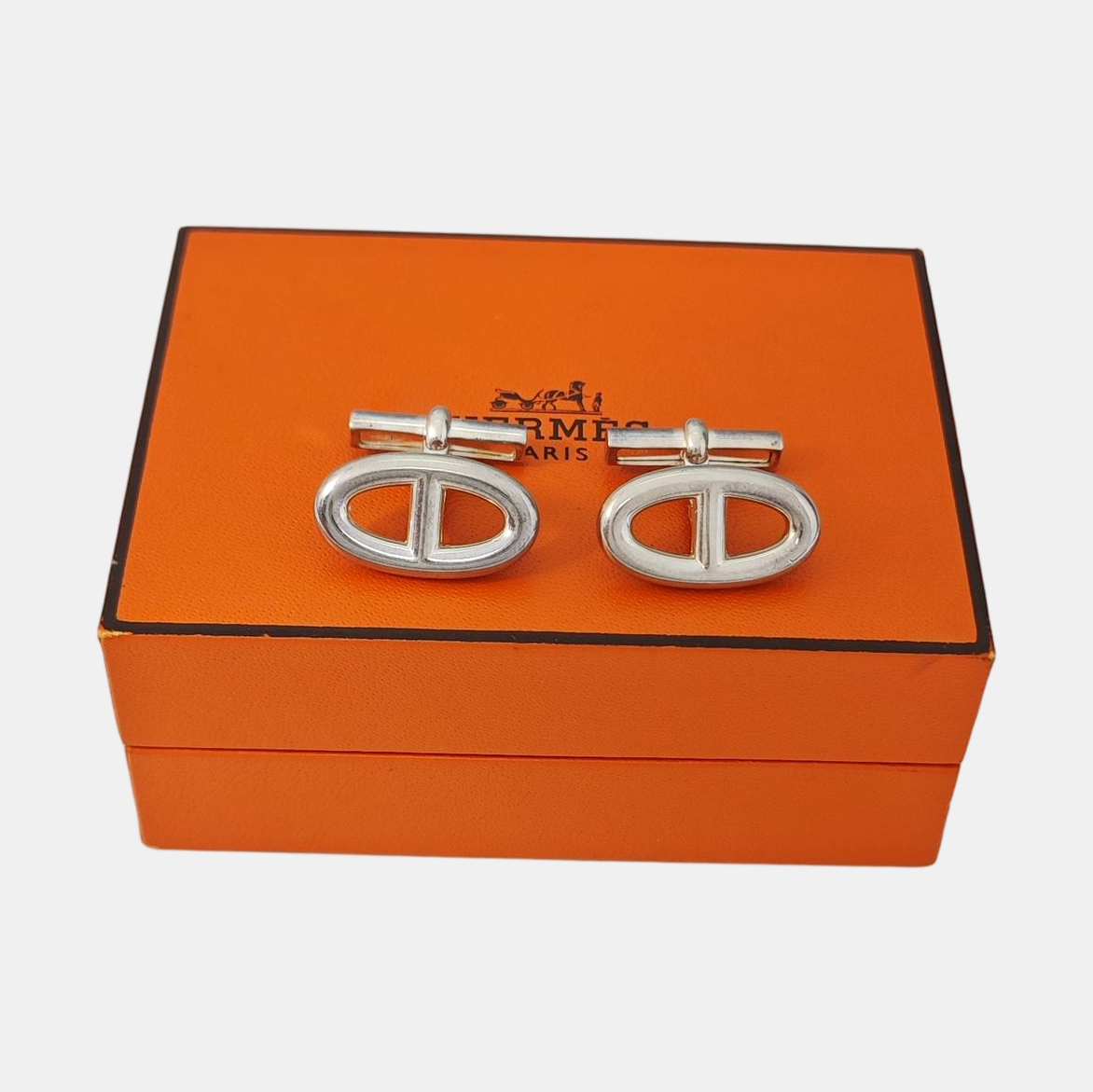 Metal Cufflink Silver