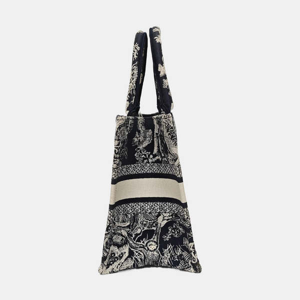 Book Tote Small Canvas Blue