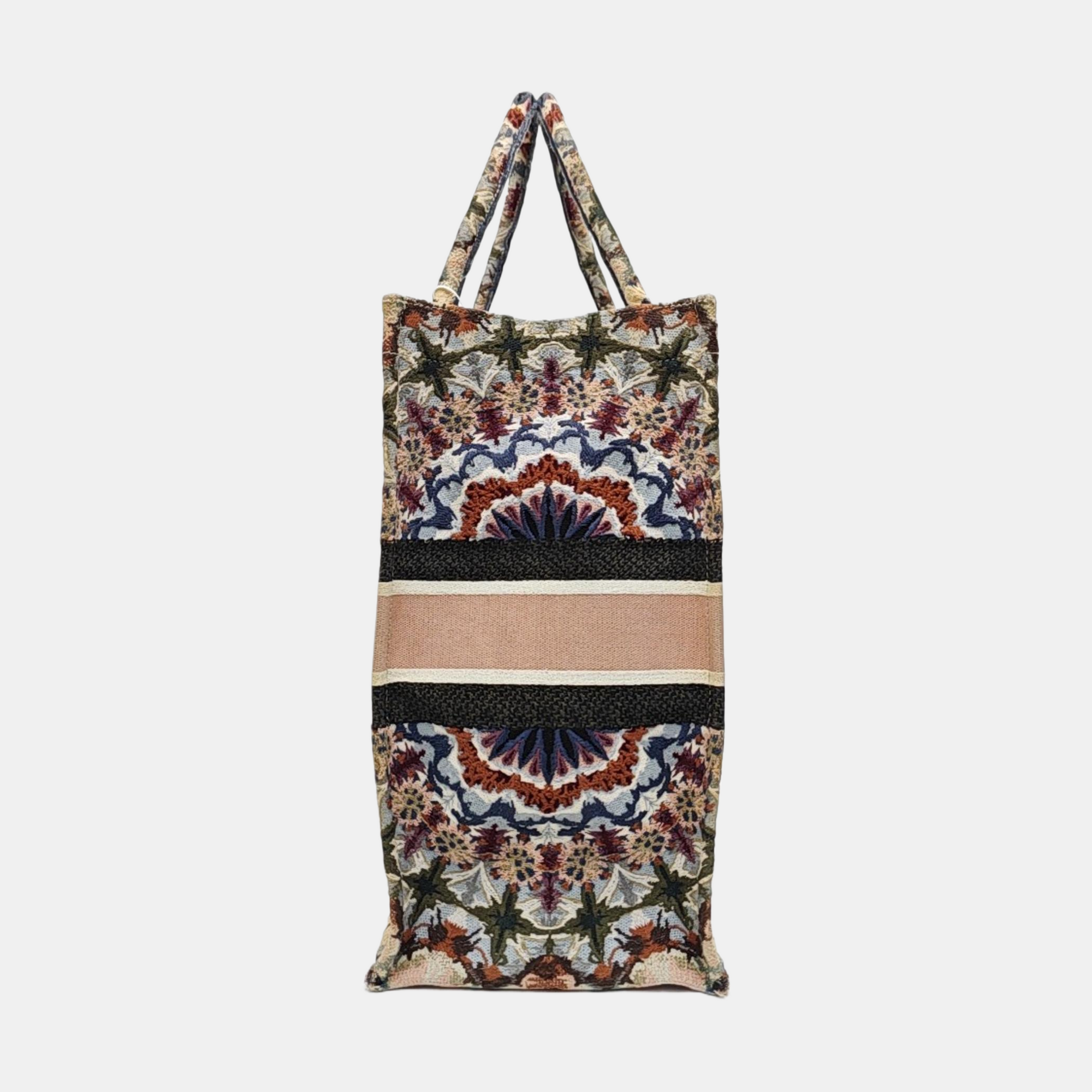 Book Tote Large Fabric Pink