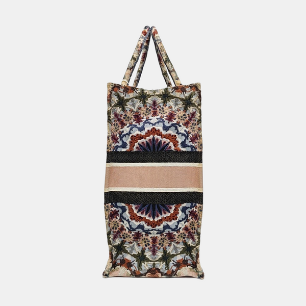 Book Tote Large Fabric Pink