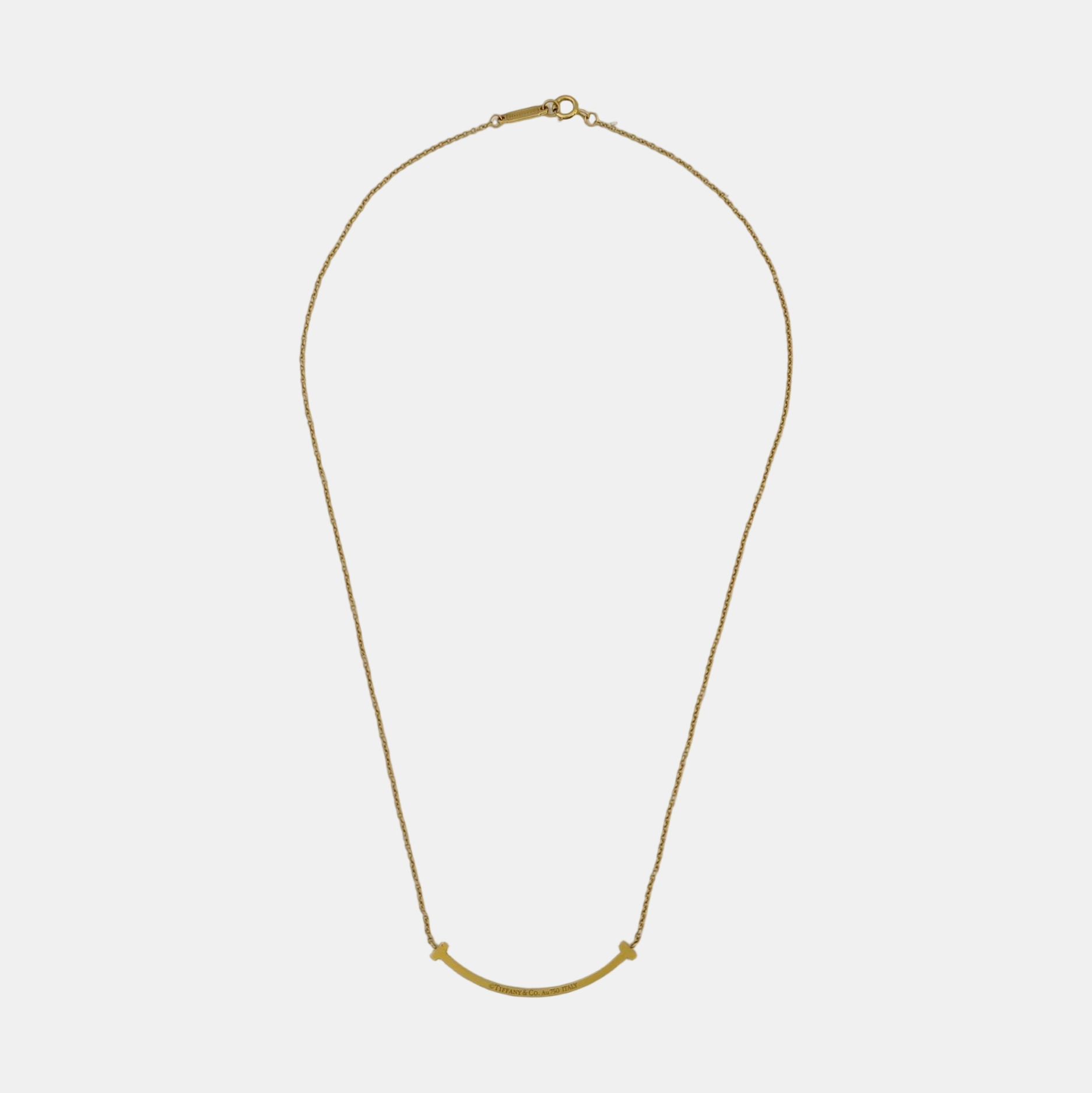 Tiffany T 18k Gold Necklace