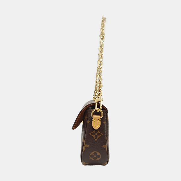 IVY Monogram Coated Canvas Brown