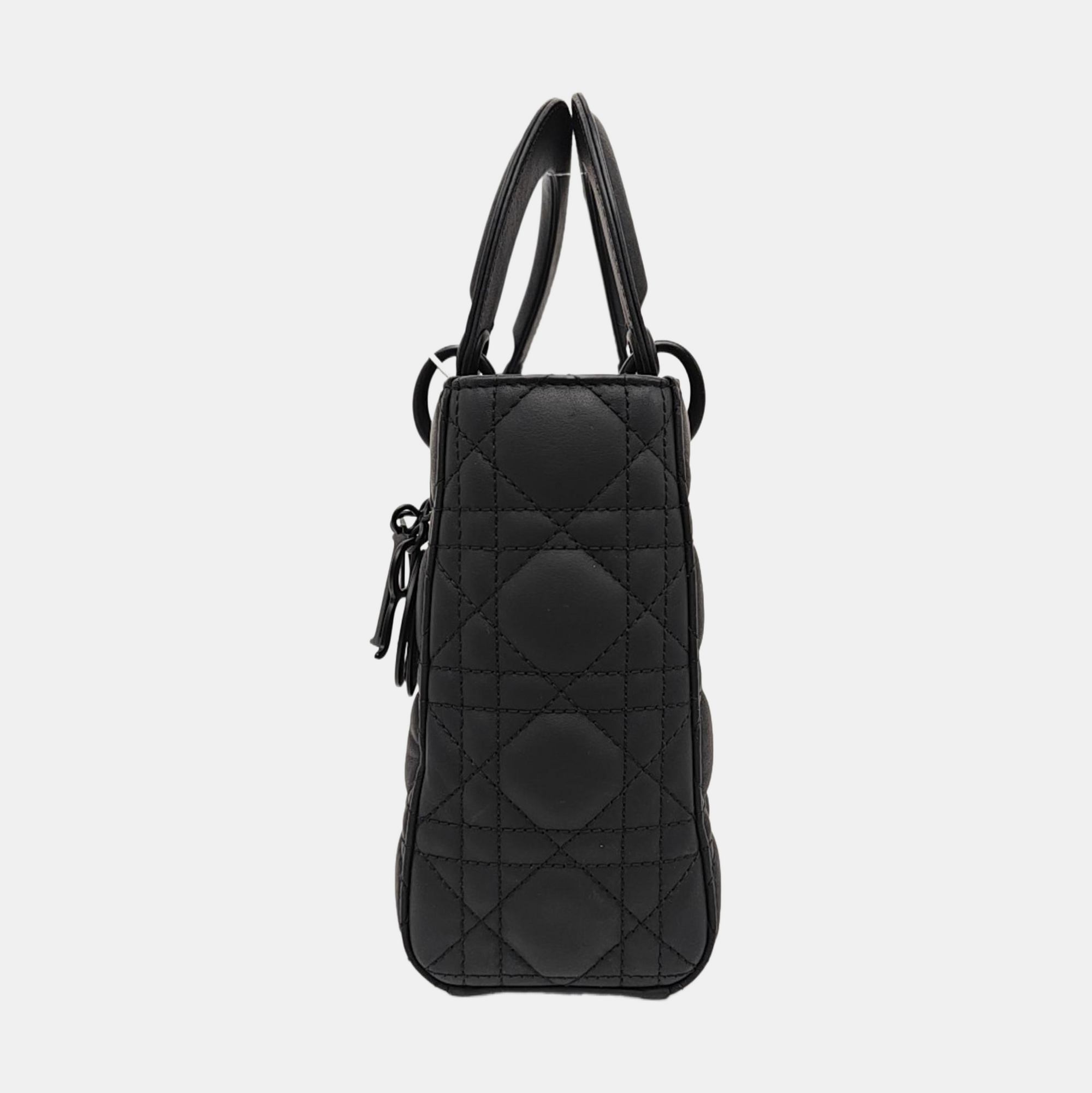 Lady Dior Small Cannage Calfskin Black
