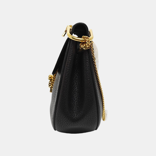Drew Medium Calfskin Black