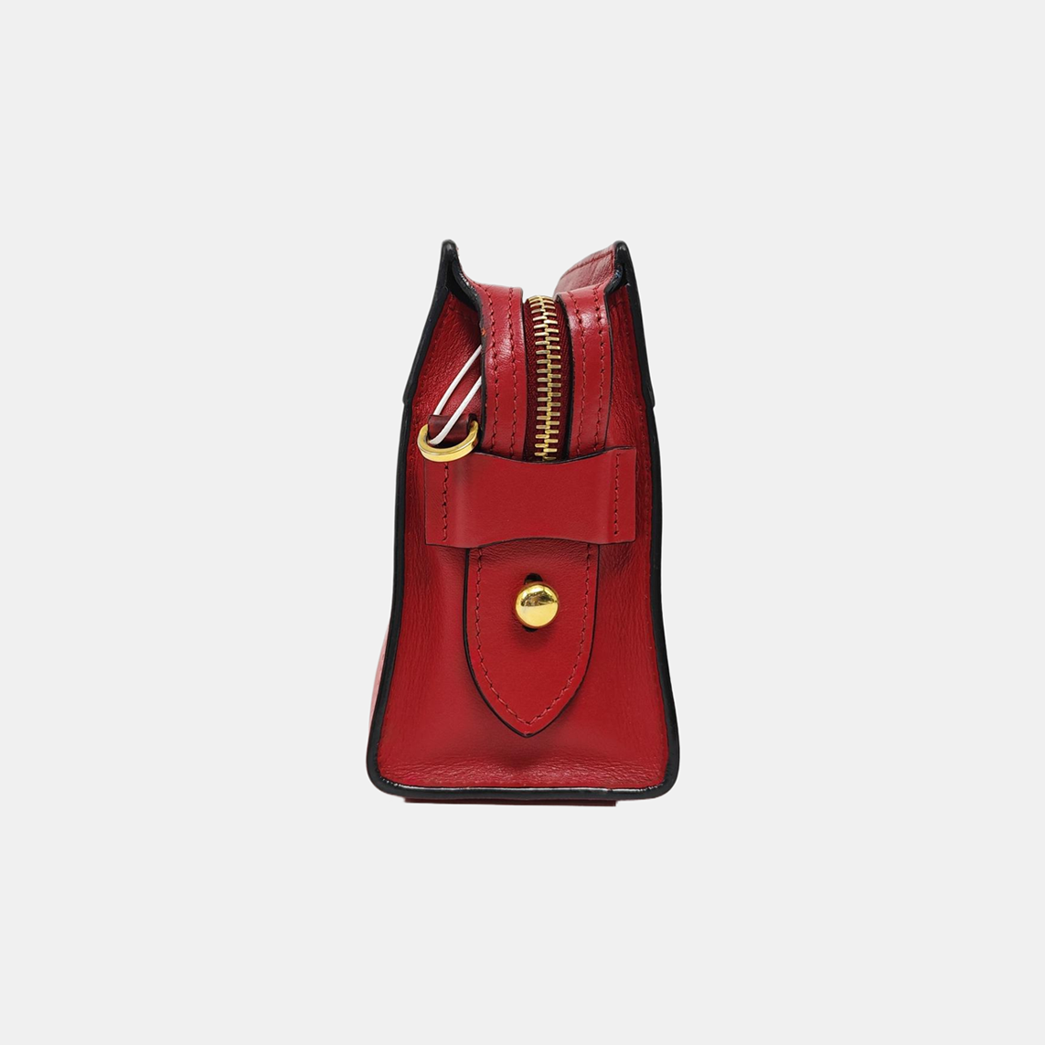 Saffiano Calfskin Shoulder Bag Red