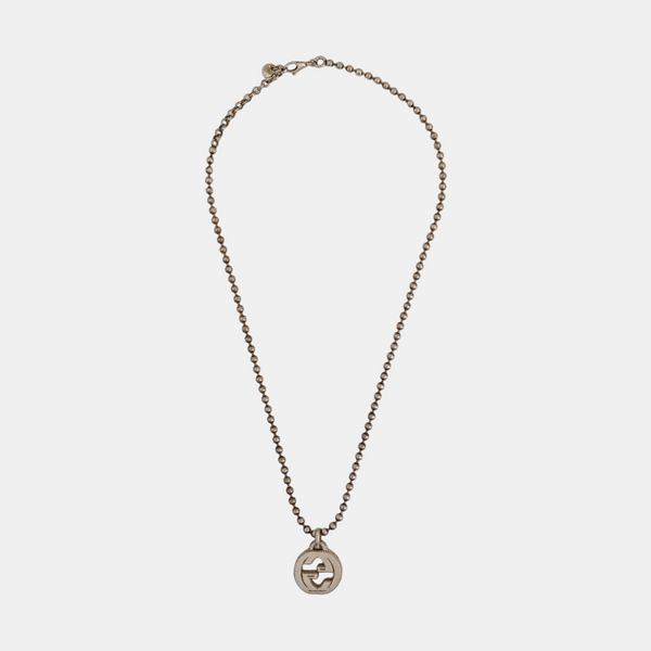 Interlocking G 925 Sterling Silver Necklace